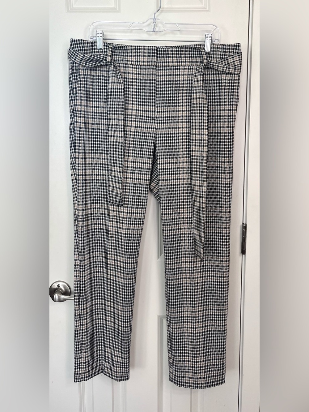 Ann Taylor Factory Plaid Straight Leg Trousers NWOT